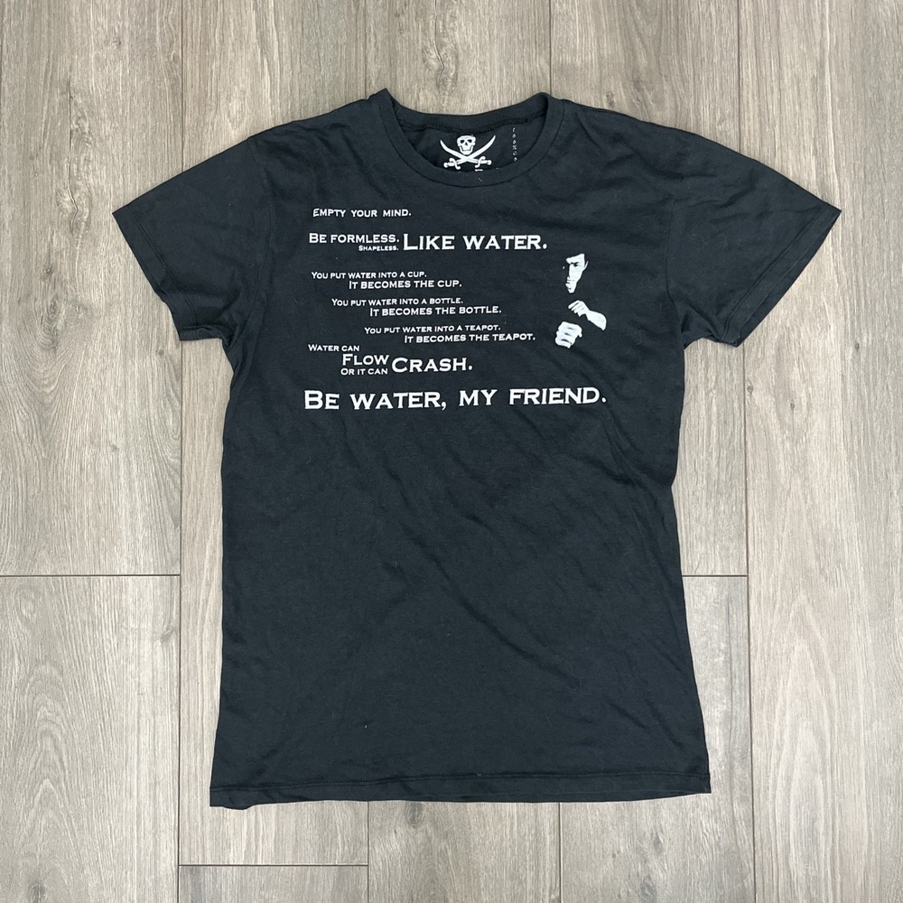 Bruce Lee I Am Bruce Lee T Shirt Mens L Black Short Sleeve